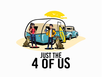 Just The 4 Of Us logo design by mr_n