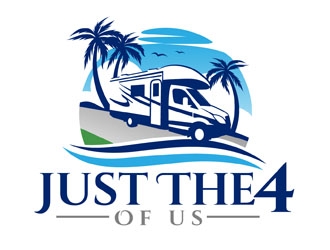 Just The 4 Of Us logo design by DreamLogoDesign