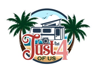 Just The 4 Of Us logo design by DreamLogoDesign