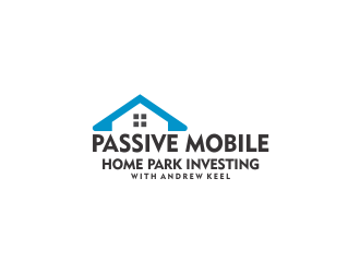 Passive Mobile Home Park Investing Podcast logo design by Meyda