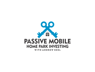 Passive Mobile Home Park Investing Podcast logo design by Meyda