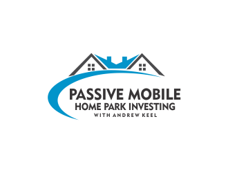 Passive Mobile Home Park Investing Podcast logo design by Meyda