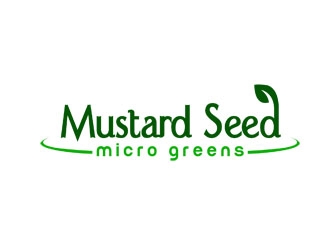 Mustard Seed Micro Greens logo design by samueljho