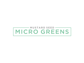 Mustard Seed Micro Greens logo design by bricton