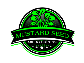 Mustard Seed Micro Greens logo design by serprimero