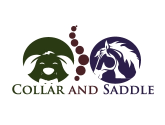 Collar and Saddle logo design by AamirKhan