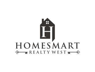 HomeSmart Realty West logo design by bricton