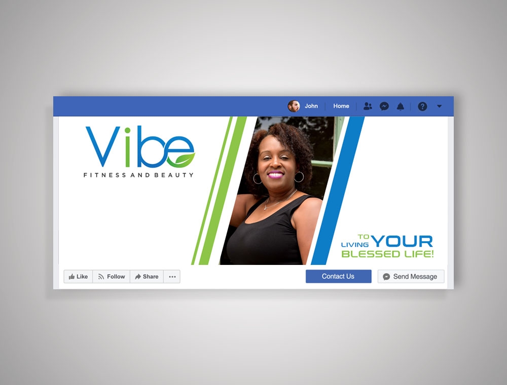 Vibe Fitness and Beauty  logo design by fritsB