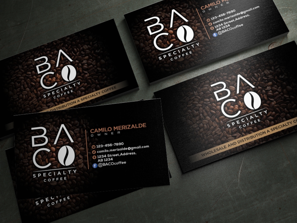 BA.CO Specialty Coffee logo design by Realistis