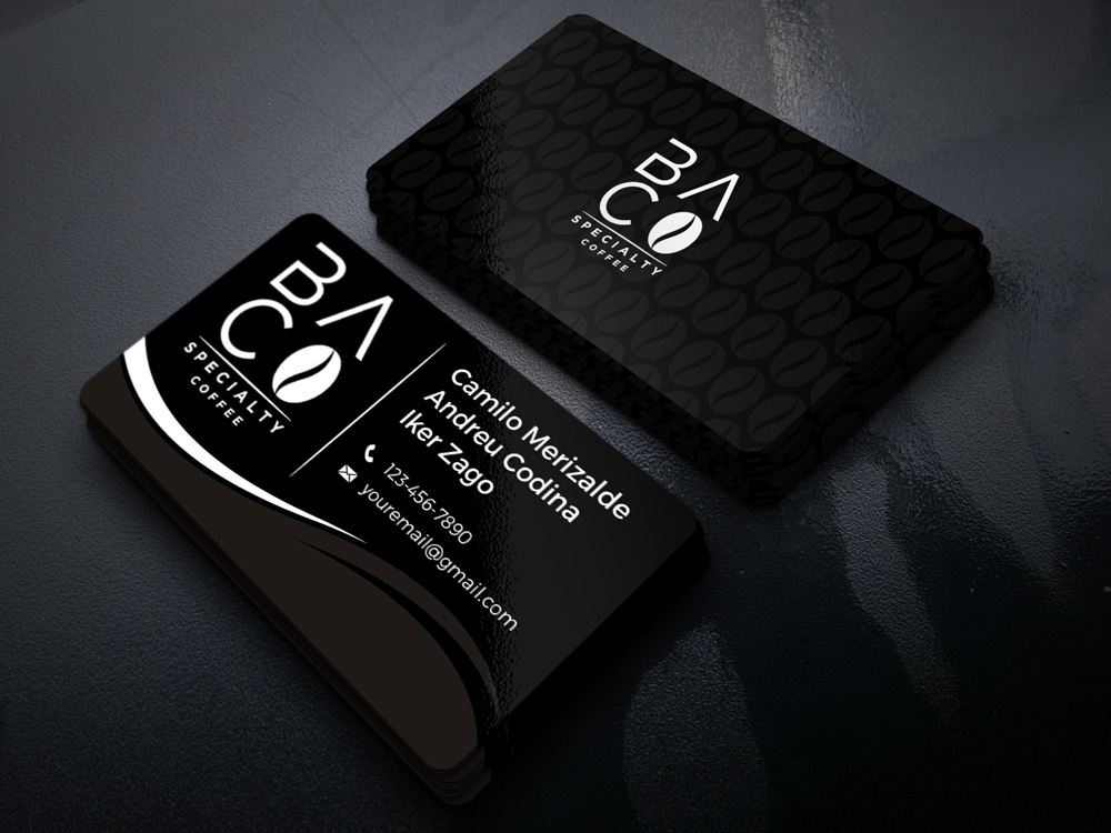 BA.CO Specialty Coffee logo design by Gelotine