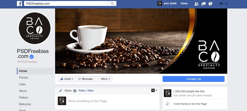 BA.CO Specialty Coffee logo design by Gelotine