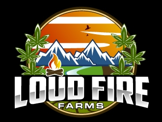 Loud Fire Farms logo design by AamirKhan
