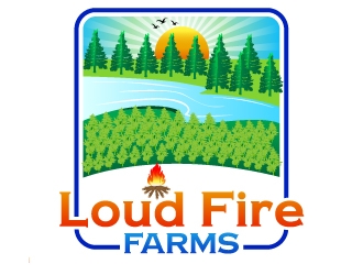 Loud Fire Farms logo design by uttam