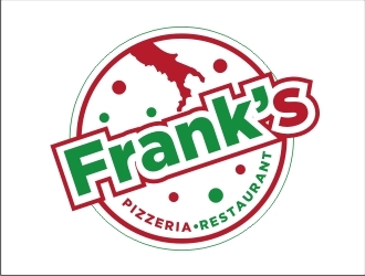 Franks Pizzeria Restaurant logo design by GURUARTS