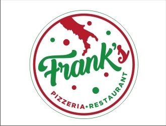 Franks Pizzeria Restaurant logo design by GURUARTS