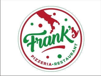 Franks Pizzeria Restaurant logo design by GURUARTS