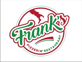 Franks Pizzeria Restaurant logo design by GURUARTS