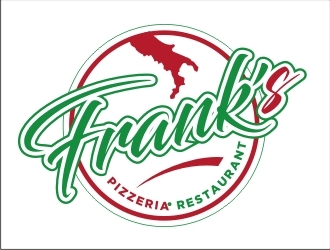 Franks Pizzeria Restaurant logo design by GURUARTS