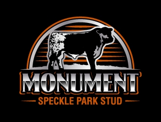 Monument Speckle Park Stud logo design by jaize