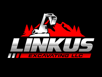 Linkus Excavating LLC  logo design by ingepro
