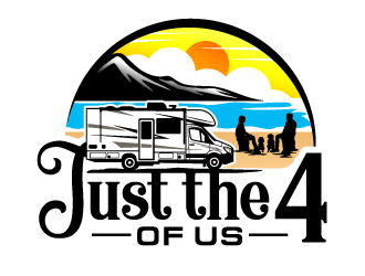 Just The 4 Of Us logo design by Suvendu
