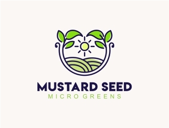 Mustard Seed Micro Greens logo design by Alfatih05