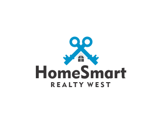 HomeSmart Realty West logo design by Meyda