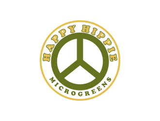 Happy Hippie Microgreens logo design by luckyprasetyo