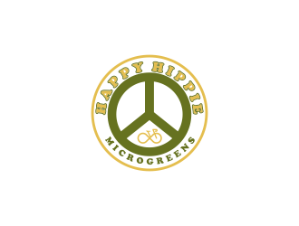 Happy Hippie Microgreens logo design by luckyprasetyo