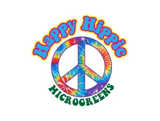 Happy Hippie Microgreens logo design by KapTiago