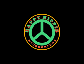 Happy Hippie Microgreens logo design by luckyprasetyo
