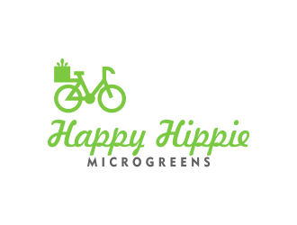 Happy Hippie Microgreens logo design by Meyda