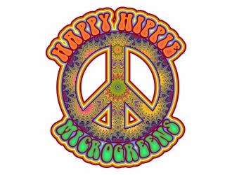 Happy Hippie Microgreens logo design by madjuberkarya