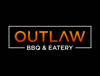 Outlaw BBQ & Eatery logo design by haidar