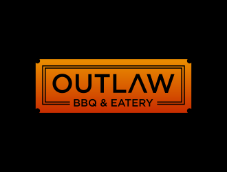 Outlaw BBQ & Eatery logo design by haidar