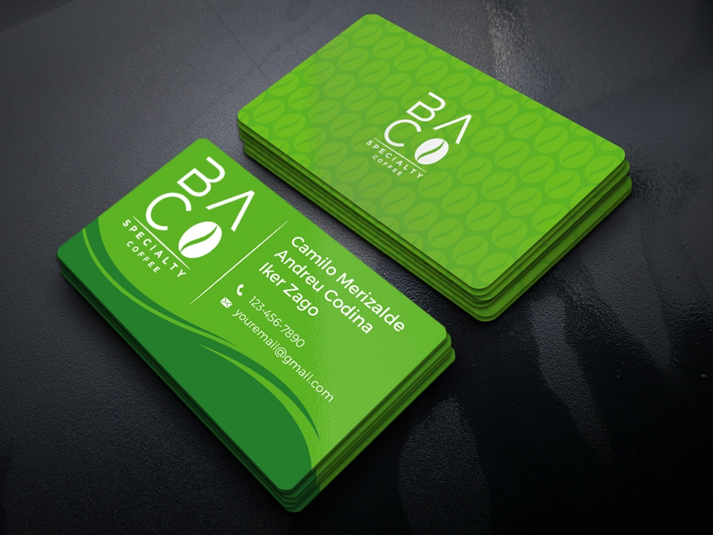 BA.CO Specialty Coffee logo design by Gelotine