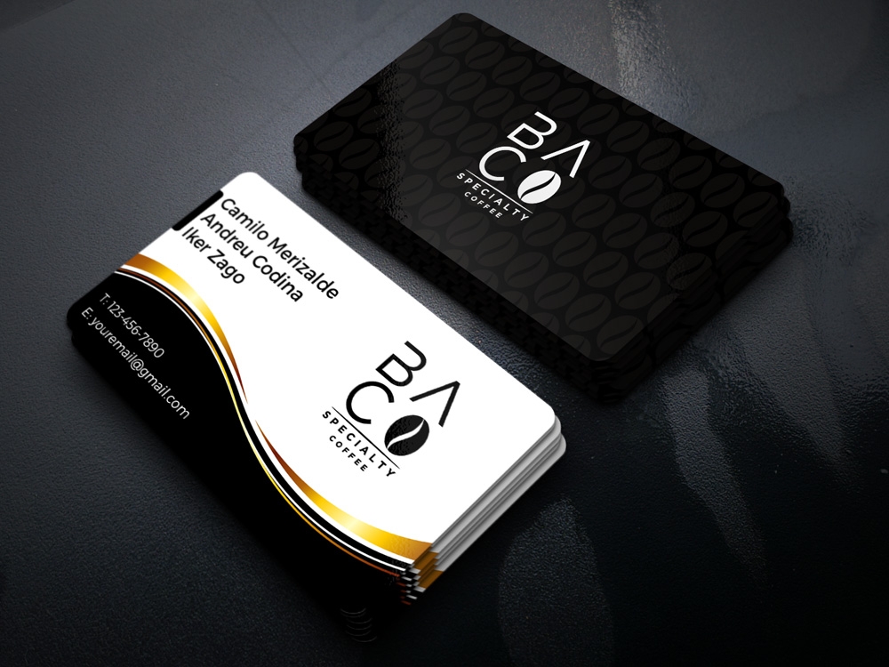 BA.CO Specialty Coffee logo design by Gelotine