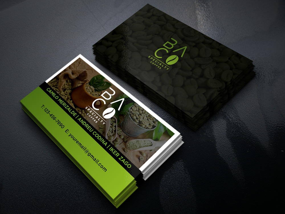 BA.CO Specialty Coffee logo design by Gelotine