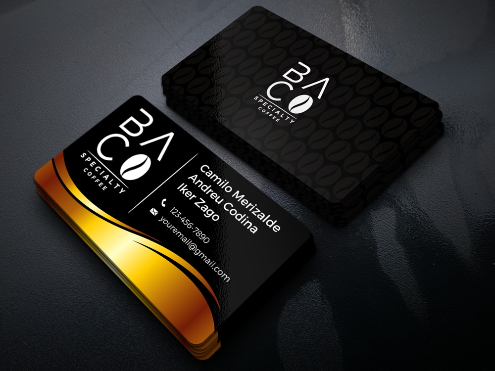 BA.CO Specialty Coffee logo design by Gelotine