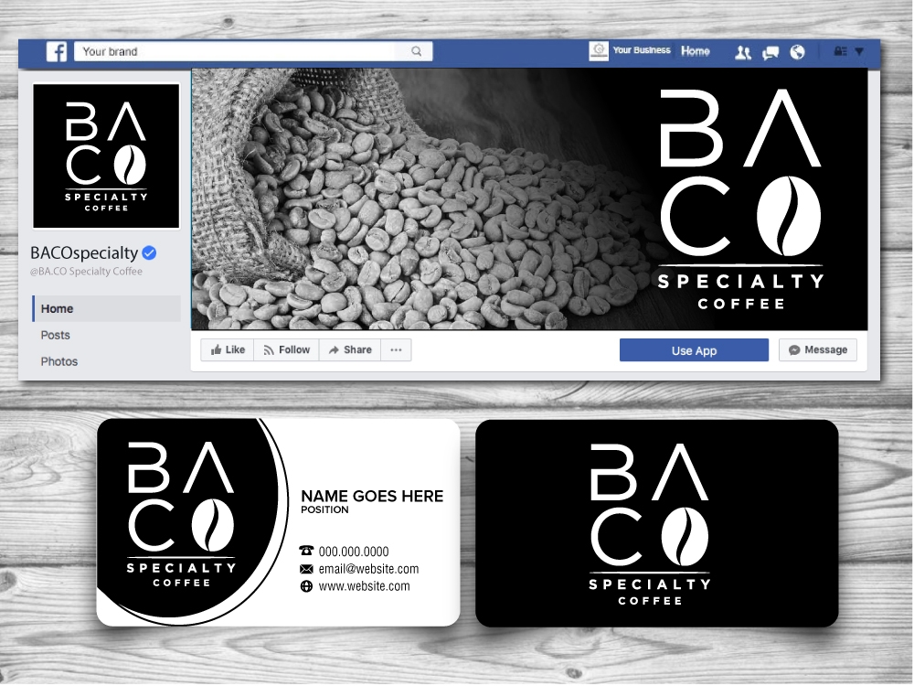BA.CO Specialty Coffee logo design by jaize