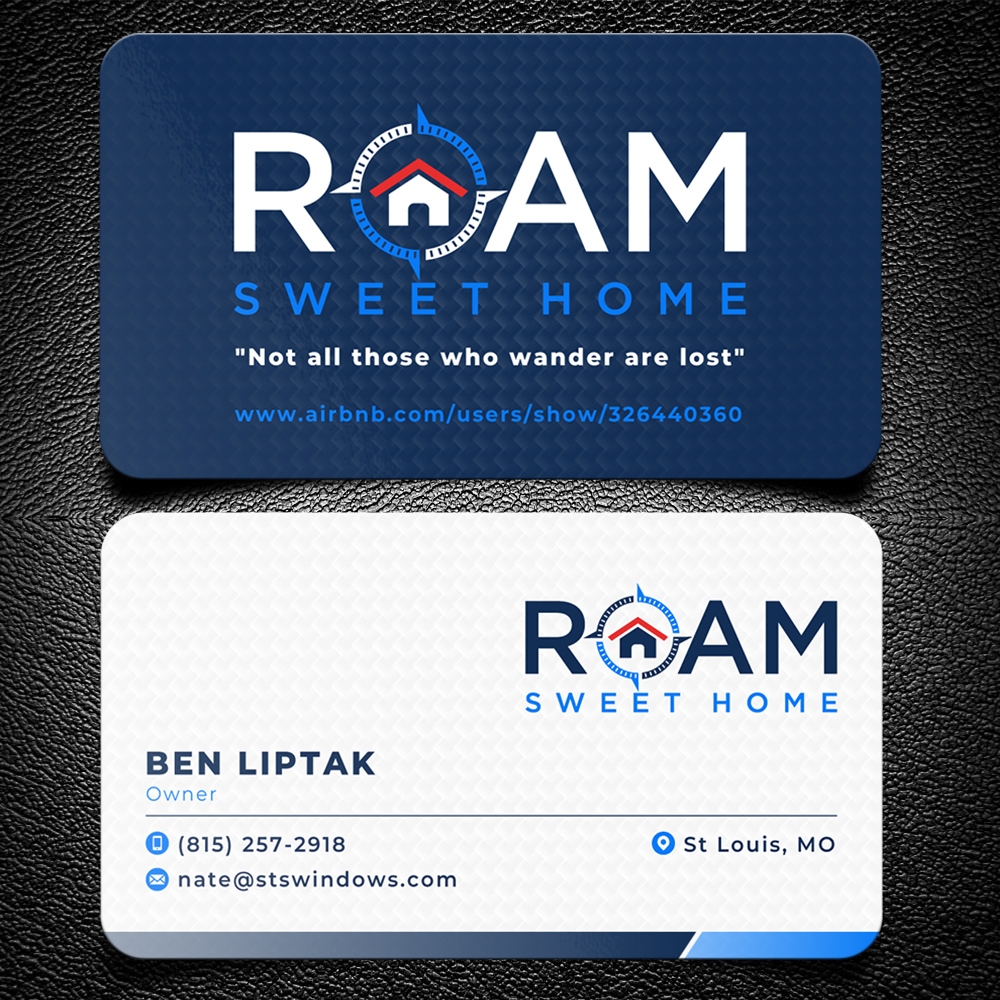 Roam Sweet Home logo design by KHAI