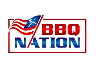 BBQ Nation logo design by aura