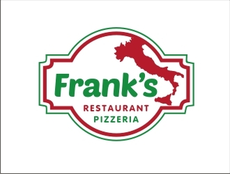 Franks Pizzeria Restaurant logo design by GURUARTS