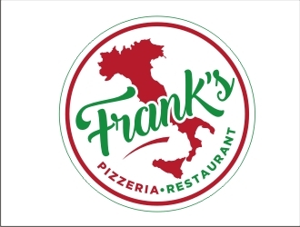 Franks Pizzeria Restaurant logo design by GURUARTS