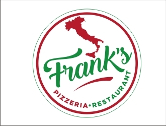 Franks Pizzeria Restaurant logo design by GURUARTS