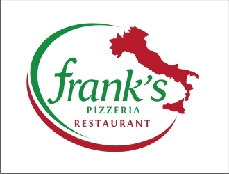 Franks Pizzeria Restaurant logo design by GURUARTS
