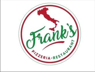Franks Pizzeria Restaurant logo design by GURUARTS