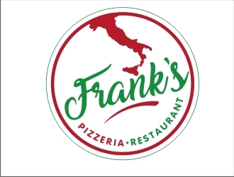 Franks Pizzeria Restaurant logo design by GURUARTS