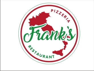 Franks Pizzeria Restaurant logo design by GURUARTS