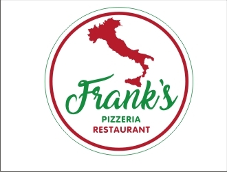 Franks Pizzeria Restaurant logo design by GURUARTS